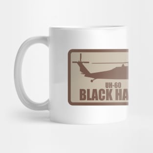 UH-60 Black Hawk Patch (desert subdued) Mug